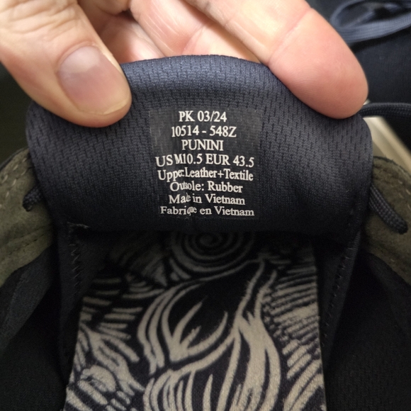 NWT Olukai Mens Navy And Green Punini Casual Lace Up Shoes 10514-5482 Size 10.5 - Picture 10 of 12